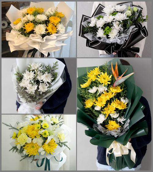 河北沧州青县白事花束代送